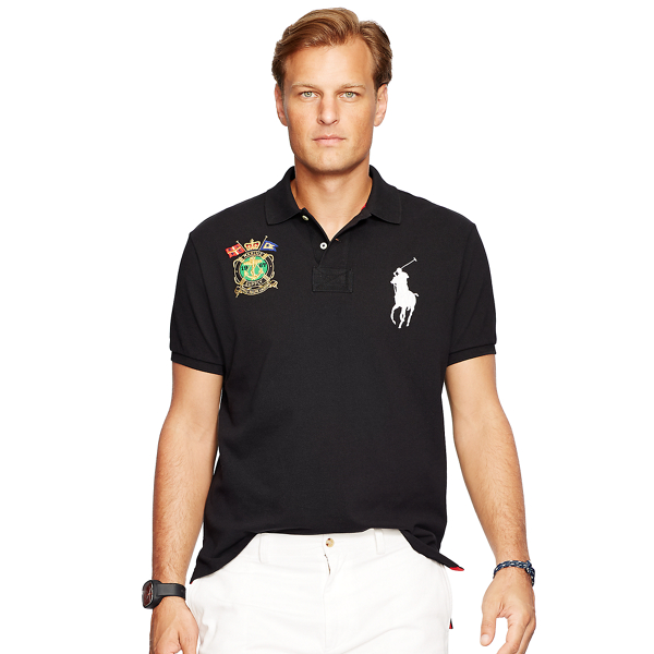 Polo Ralph Lauren Classic Fit Allover Pony newest Polo Shirt