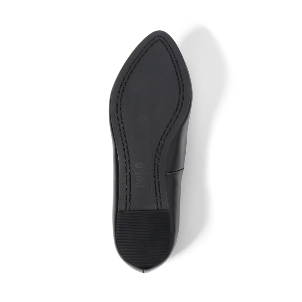 Black Leather Nala Ballet Flat Child 4