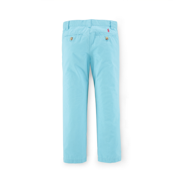 French Turquoise Suffield Cotton Poplin Pant Boys 2-7 2