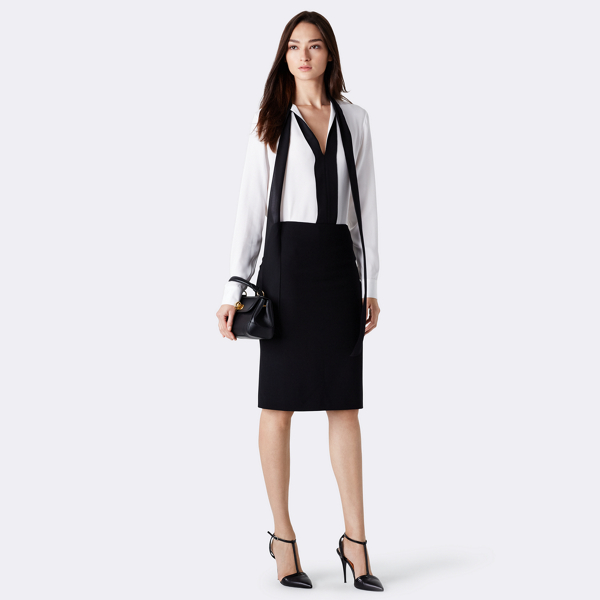 Cindy Wool Pencil Skirt Ralph Lauren Collection 6