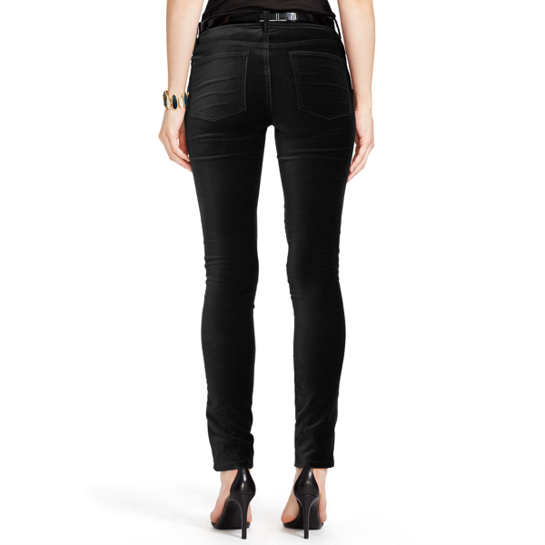 Black Velvet Skinny Pant Lauren 2