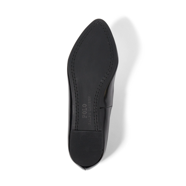 Black Leather Nala Ballet Flat Junior 4