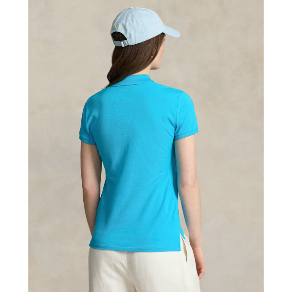 Cove Blue Slim Fit Stretch Polo Shirt Polo Ralph Lauren 5