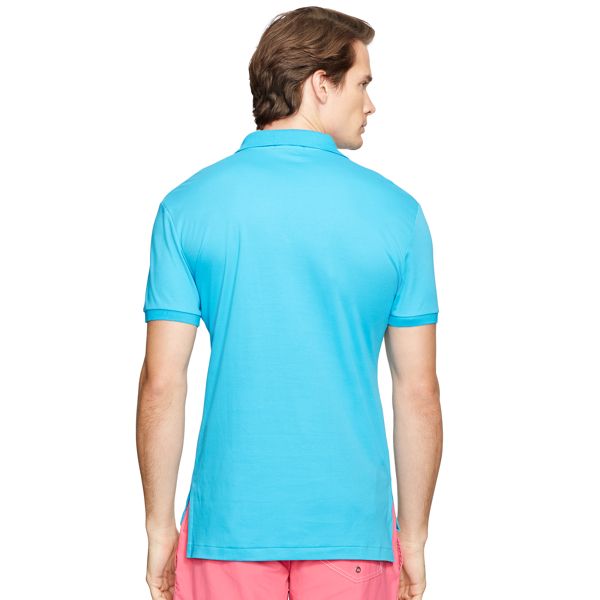 Monaco Blue Custom Slim Fit Polo Shirt Polo Ralph Lauren 2