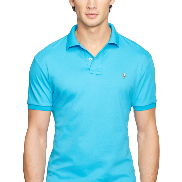 Monaco Blue Custom Slim Fit Polo Shirt Polo Ralph Lauren 3