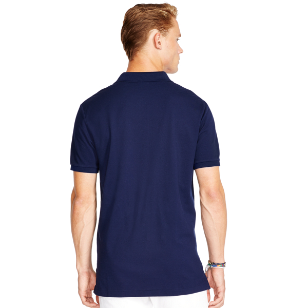 French Navy Custom Fit Stretch Mesh Polo Polo Ralph Lauren 2