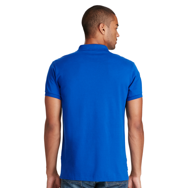New Sapphire Custom Slim Fit Mesh Polo Polo Ralph Lauren 2