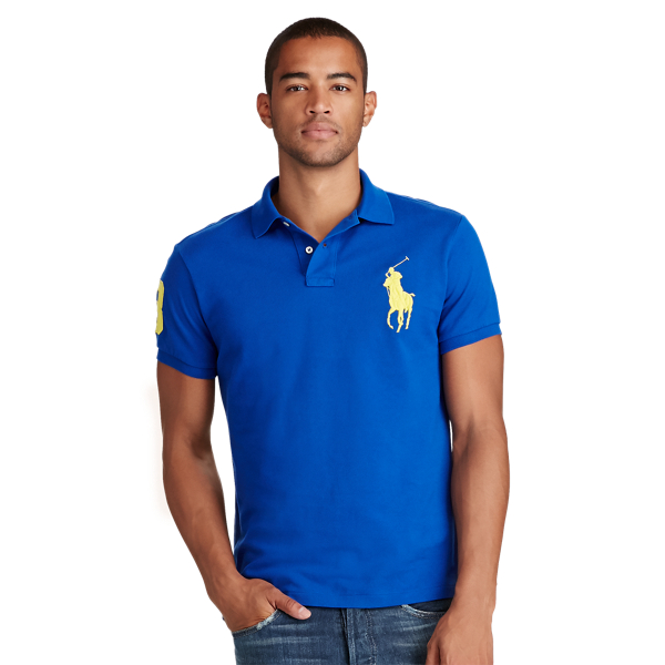 Custom Slim Fit Mesh Polo
