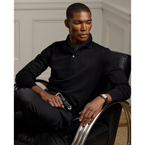 Long sleeve lightweight polo shirts on sale