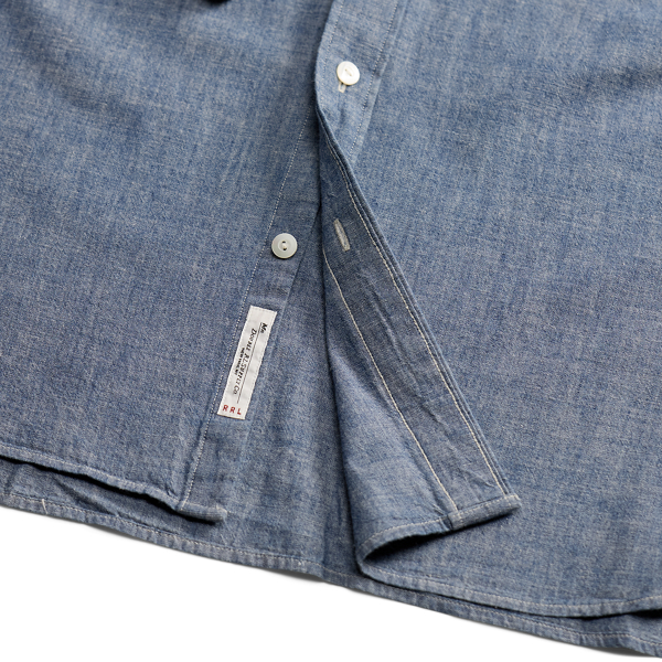 スリム フィット シャンブレー シャツ