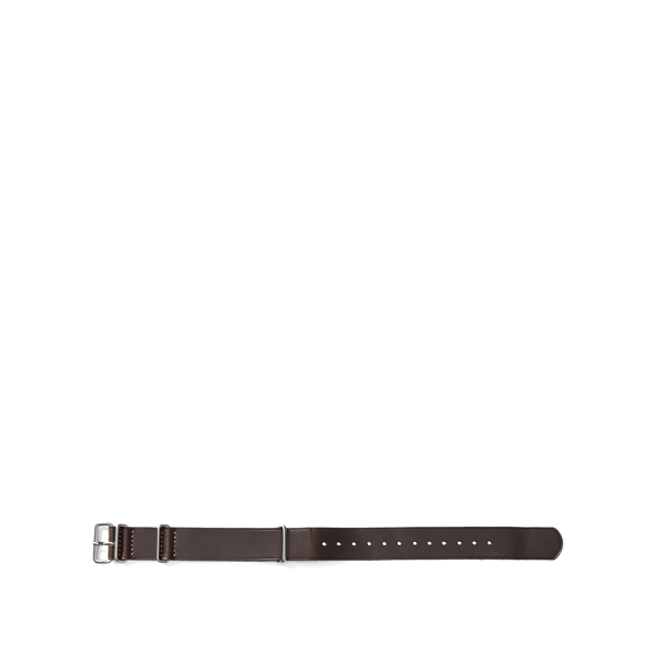Dark Brown Leather Watch Strap RRL 2