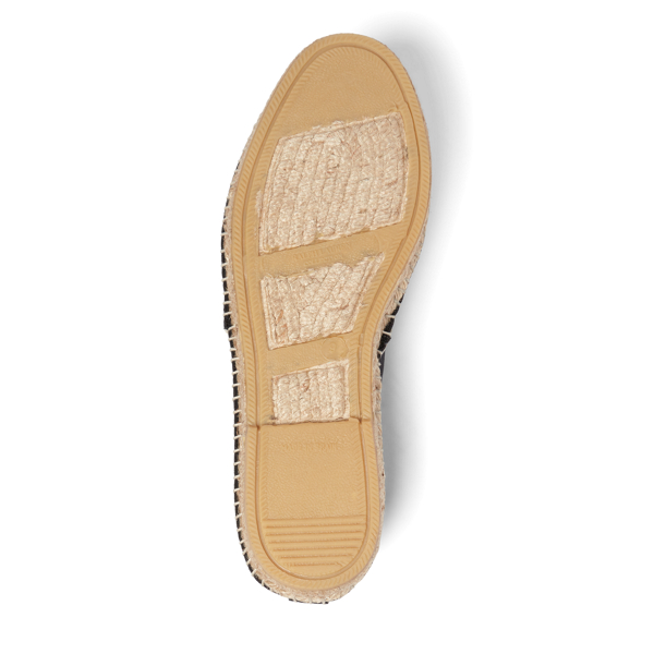 Black Bowsworth Linen Espadrille Purple Label 4