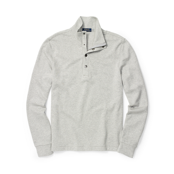 Spring Heather Cotton-Blend-Fleece Pullover Polo Ralph Lauren 1
