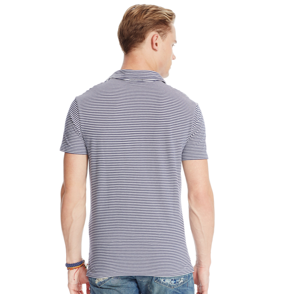 Newport Navy/White Featherweight Mesh Polo Shirt Polo Ralph Lauren 2