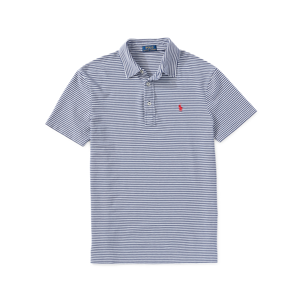 Newport Navy/White Featherweight Mesh Polo Shirt Polo Ralph Lauren 1