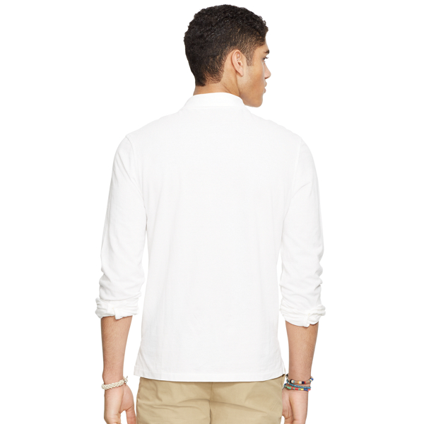 White Featherweight Mesh Popover Polo Ralph Lauren 2