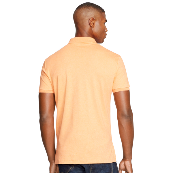 True Orange Heather Custom Slim Fit Polo Shirt Polo Ralph Lauren 2