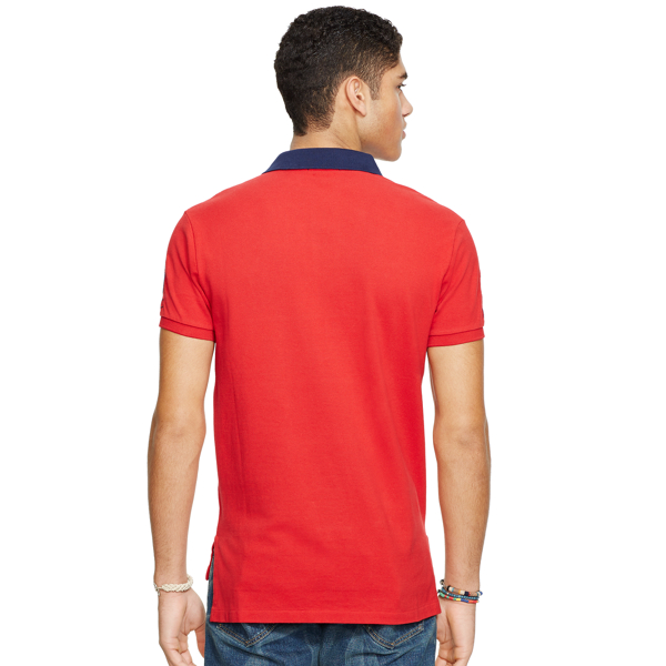 RL 2000 Red Custom Fit Mesh Polo Shirt Polo Ralph Lauren 2