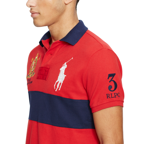 RL 2000 Red Custom Fit Mesh Polo Shirt Polo Ralph Lauren 4