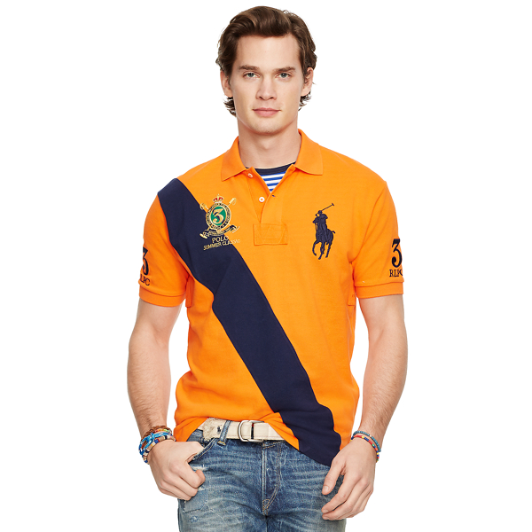 Pure White Custom Fit Performance Polo Polo Ralph Lauren 1