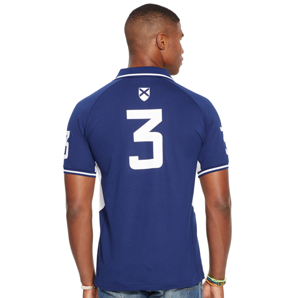 Holiday Navy/White BlackWatch Custom Fit Polo Polo Ralph Lauren 2