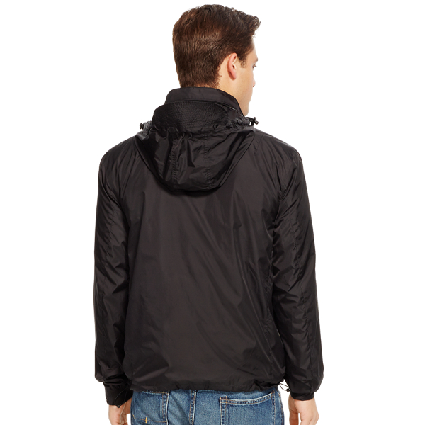 Polo Black Hooded Windbreaker Polo Ralph Lauren 2