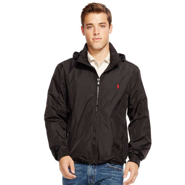 Polo Black Hooded Windbreaker Polo Ralph Lauren 1