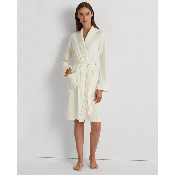 Quilted Shawl-Collar Robe