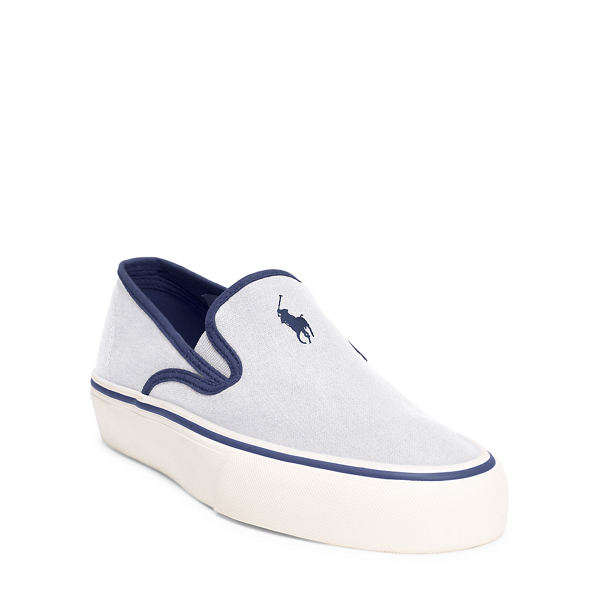 Amazon.com: POLO RALPH LAUREN Mens Keaton-Slip Navy 8 Medium