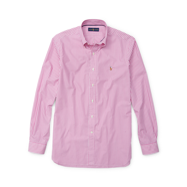 Rose/White Classic Fit Cotton Shirt Polo Ralph Lauren 1