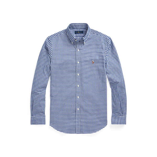 RRL Ralph Lauren 100% Cotton Check Shirt Workshirt Popover Men's Sz XL authentic Blue Gray