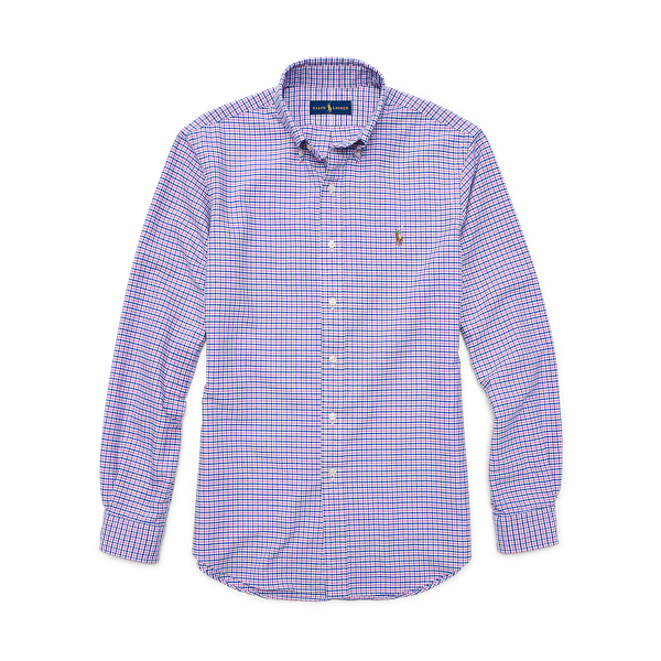 Royal/Rose Classic Fit Cotton Shirt Polo Ralph Lauren 1