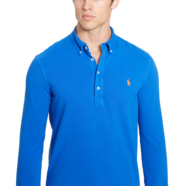 Blue Saturn Featherweight Mesh Popover Big & Tall 3
