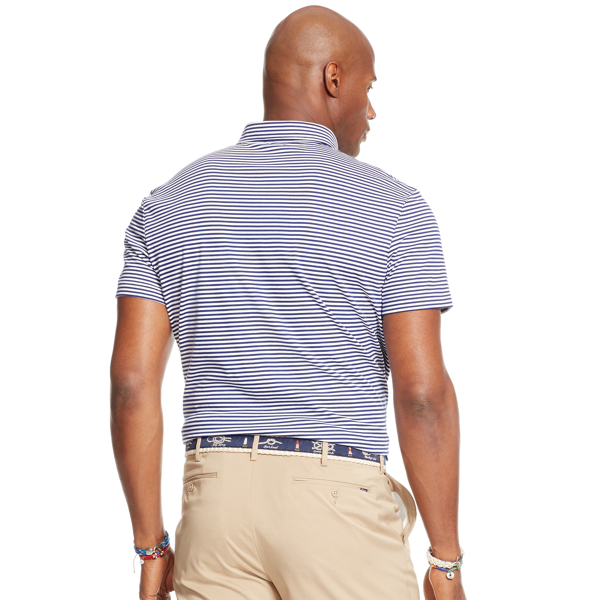Fall Royal/White Classic Fit Soft-Touch Polo Big & Tall 2