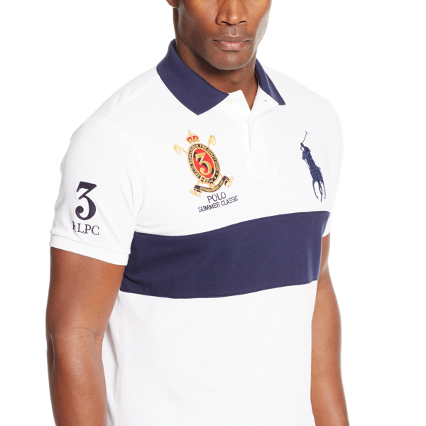 White Classic Fit Mesh Polo Shirt Big & Tall 3