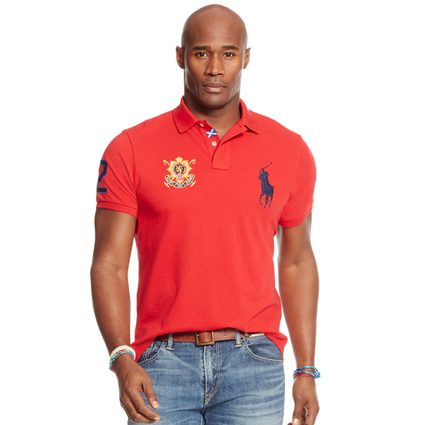 Black watch polo shirt sale on sale