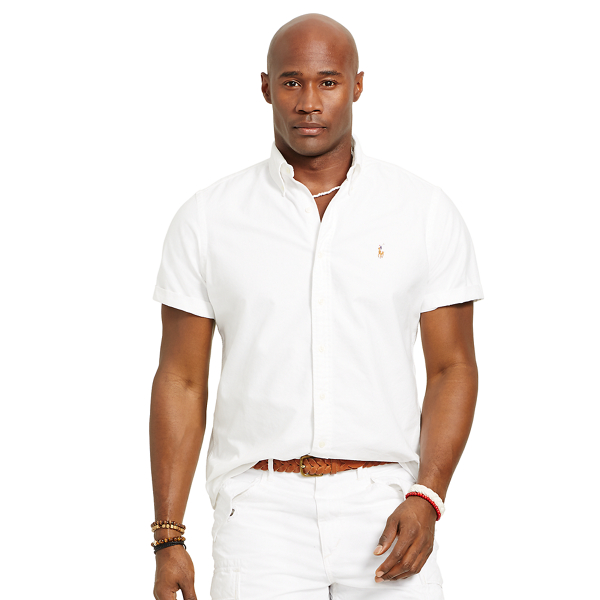Bsr White Classic Fit Cotton Shirt Big & Tall 1