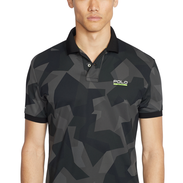 Black Camo Camo Piqu&eacute; Mesh Polo Shirt Polo Sport 3