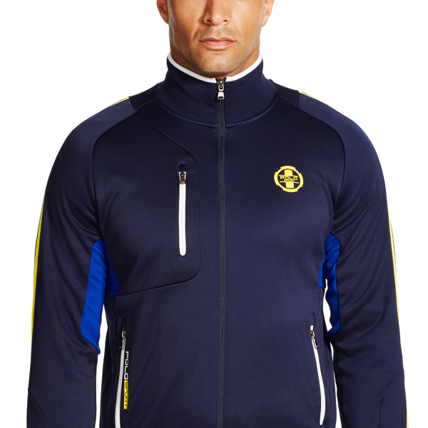 French Navy Paneled Track Jacket Polo Sport 3