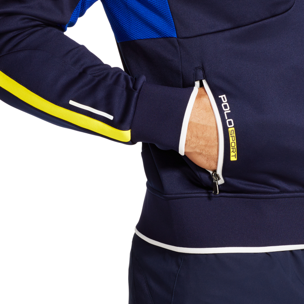 French Navy Paneled Track Jacket Polo Sport 4
