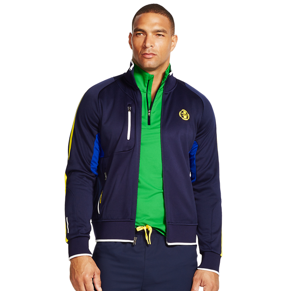 French Navy Paneled Track Jacket Polo Sport 1