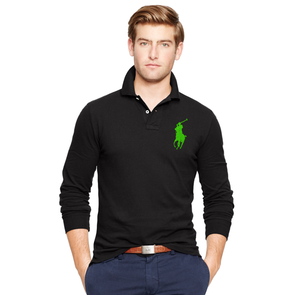 Custom Fit Long Sleeve Polo