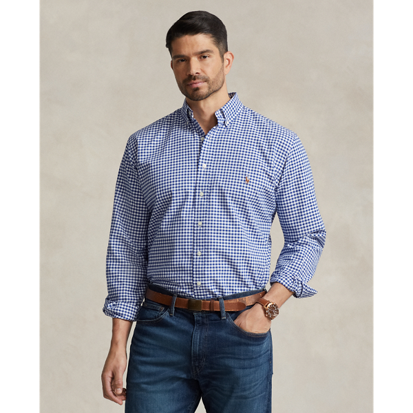 Blue oxford ralph lauren shirt hotsell