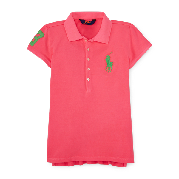 Blaze Fuchsia Big Pony Polo Girls 7-16 1