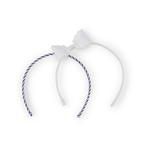 White Headband Set Girls 2-6x 1