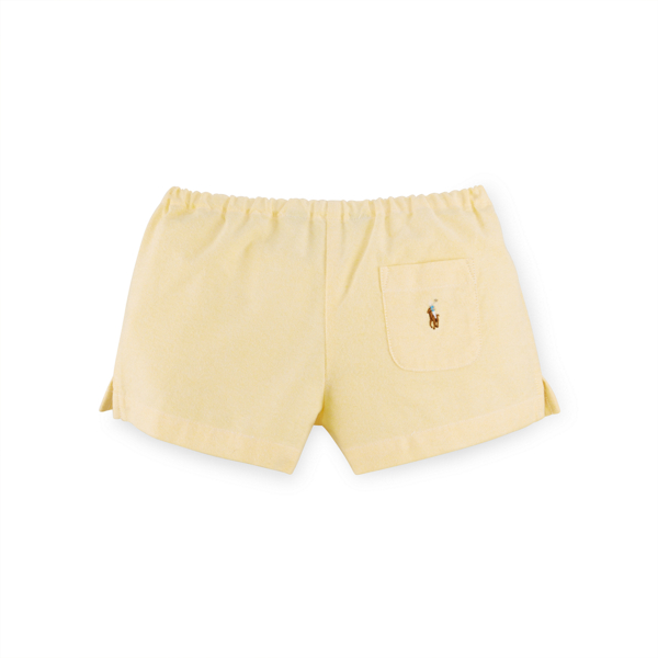 Yellow/White Cotton Oxford Short Girls 2-6x 2