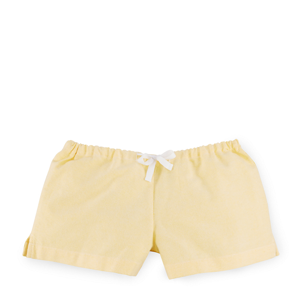 Yellow/White Cotton Oxford Short Girls 2-6x 1