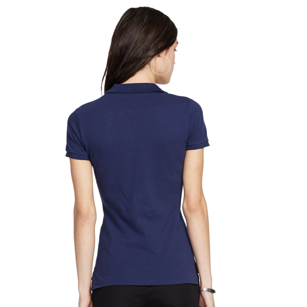 Newport Navy/Red Skinny-Fit Big Pony Polo Shirt Polo Ralph Lauren 2