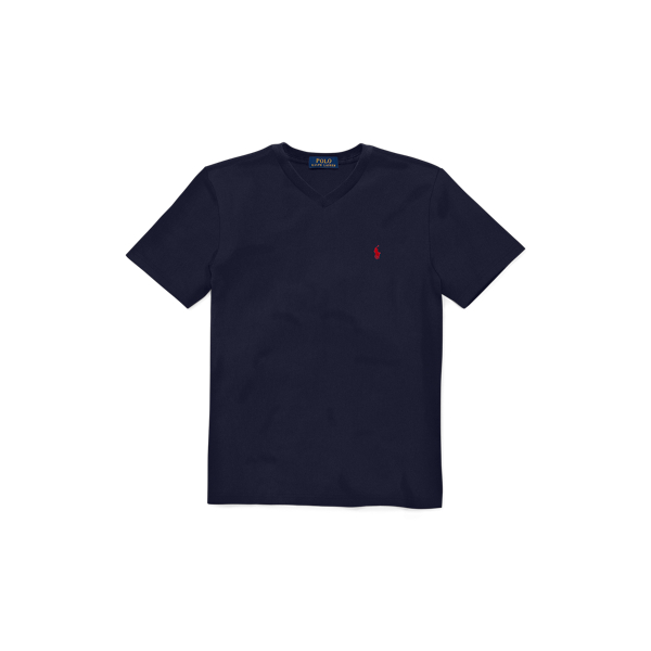 Cotton Jersey V-Neck T-Shirt Boys 1.5-6 Years 1