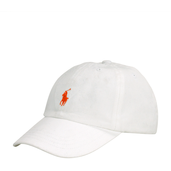 White Cotton Chino Baseball Cap Girls 7-16 1